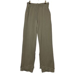 ONA FAIRFAX SWEATPANT Split Hem Olive Green - ONA by Yoon Chung